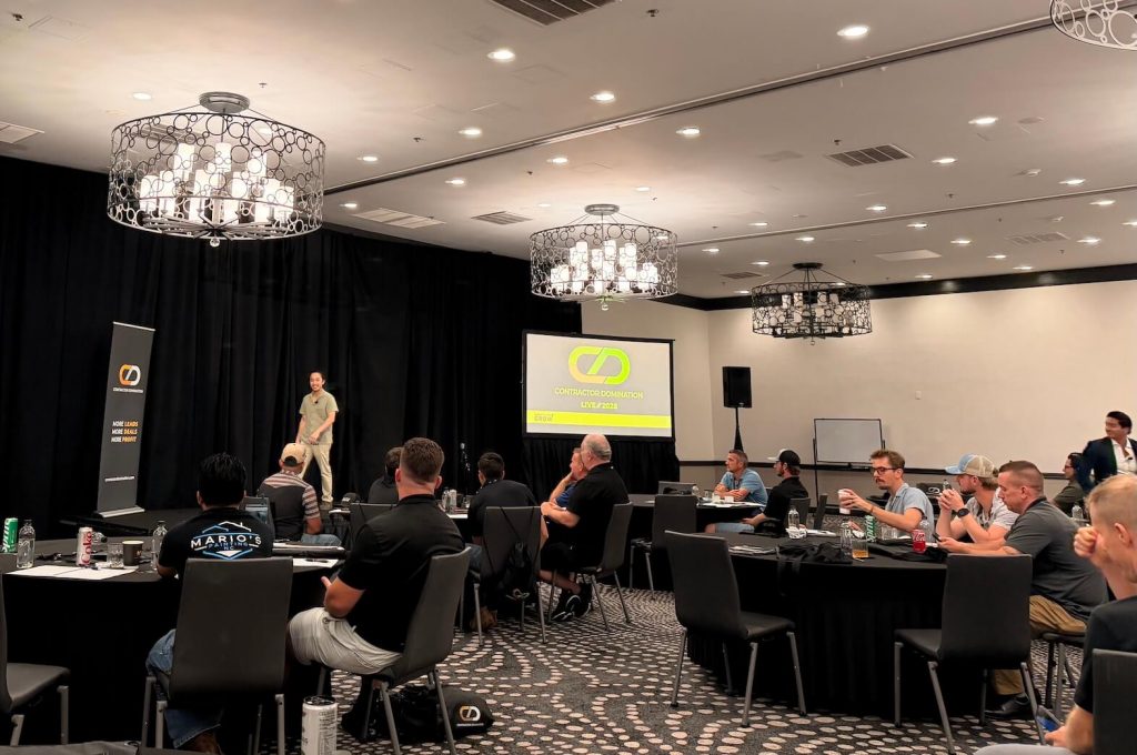 contractor domination live event